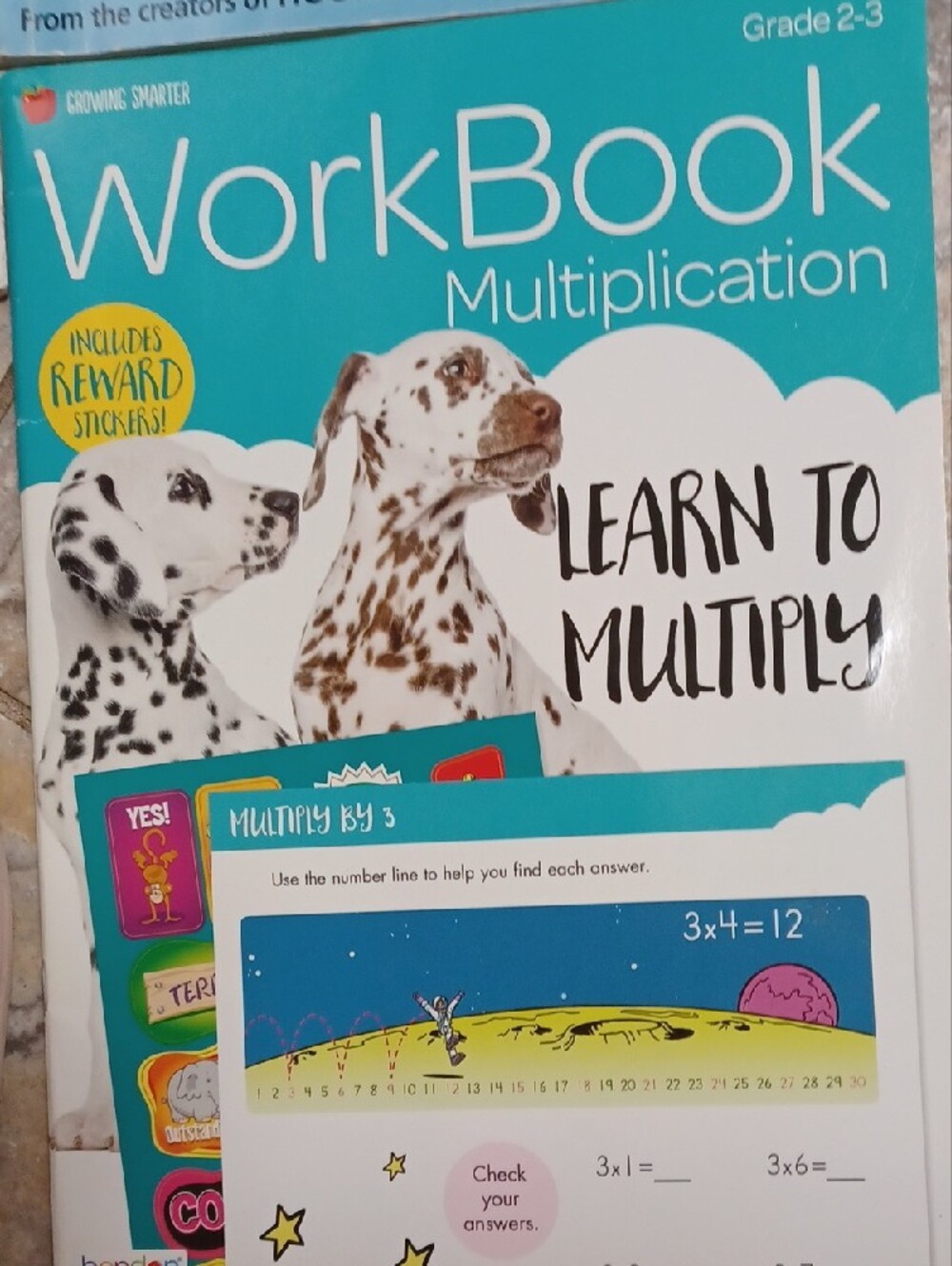 Hooked on Math Pre-K Numbers Workbook - Blue - Picture 3 of 5